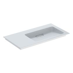 Geberit ONE Möbelwaschtisch Abgang horizontal Ablagefl. links 90x48cm o. ohne Hahnlo... GEBERIT-505013001 4025410593719 (Abb. 1)