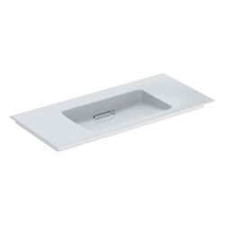 Geberit ONE Möbelwaschtisch Abgang horizontal, B 105cm T 48cm ohne Hahnloch, ohne Üb... GEBERIT-505014001 4025410593726 (Abb. 1)