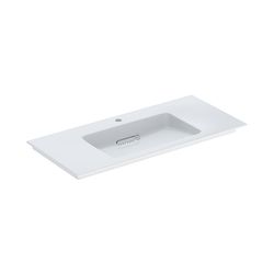 Geberit ONE Möbelwaschtisch Abgang horizontal, B 105cm T 48cm Hahnloch mittig, ohne ... GEBERIT-505015001 4025410593733 (Abb. 1)
