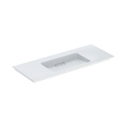Geberit ONE Möbelwaschtisch Abgang horizontal, B 120cm T 48cm ohne Hahnloch, ohne Üb... GEBERIT-505016001 4025410593740 (Abb. 1)