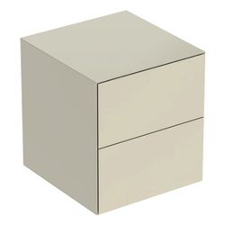 Geberit ONE Seitenschrank 2 Schubladen, 45x49,2x47cm, Sandgrau hochglanz... GEBERIT-505077004 4025410630421 (Abb. 1)