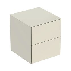 Geberit ONE Seitenschrank 2 Schubladen, 45x49,2x47cm, Sandgrau hochglanz... GEBERIT-505077004 4025410630421 (Abb. 1)