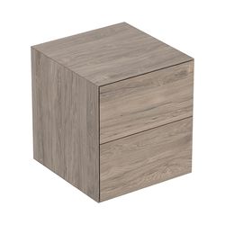 Geberit ONE Seitenschrank 2 Schubladen, 45x49,2x47cm, Nussbaum hickory... GEBERIT-505077006 4025410630445 (Abb. 1)