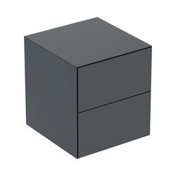 Geberit ONE Seitenschrank 2 Schubladen, 45x49,2x47cm, Mattschwarz... GEBERIT-505077008 4025410646545 (Abb. 1)