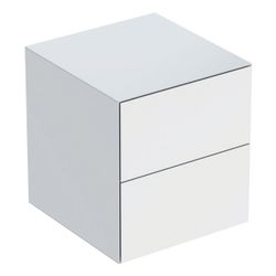 Geberit ONE Seitenschrank mit 2 Schubladen, 45x49,2x47cm, Weiß/ lackiert hochglänzen... GEBERIT-505077001 4025410630391 (Abb. 1)