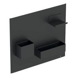 Geberit Magnettafel mit Stauboxen Lava/pulverbeschichtet matt, Lava pulverbeschichte... GEBERIT-500649JK2 4022009355055 (Abb. 1)