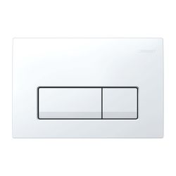 Geberit Delta 50 Drückerplatte, 2-Mengen-Spülung, Weiß... GEBERIT-115105115 4025410653147 (Abb. 1)