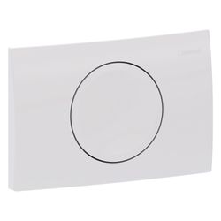 Geberit Betätigungsplatte Delta15, mechanisch, Kunststoff, Weiß glänzend, 115120115... GEBERIT-115120115 4025410652812 (Abb. 1)