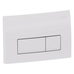 Geberit Betätigungsplatte Delta50, 2-Mengen-Spülung, 24,6x16,4x2,3cm, Kunststoff, We... GEBERIT-115105115 4025410653147 (Abb. 1)