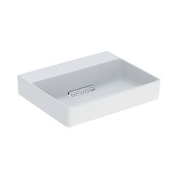 Geberit ONE Aufsatzwaschtisch rechteckig, Abgang horizontal, 50cm T 41cm o. Hahnloch... GEBERIT-505025001 4025410593801 (Abb. 1)