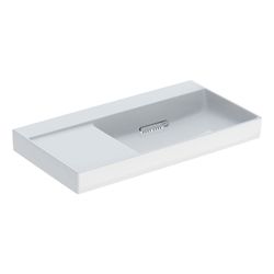 Geberit ONE Waschtisch Abgang horizontal Ablagefläche links 90cm T 48cm o. ohne Hahn... GEBERIT-505044001 4025410593955 (Abb. 1)