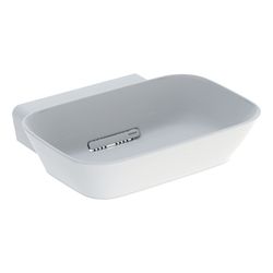 Geberit ONE Aufsatzwaschtisch Schalenform Abgang horizontal 50x42,5cm ohne ohne Hahn... GEBERIT-505052001 4025410594037 (Abb. 1)