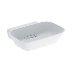 Geberit ONE Aufsatzwaschtisch Schalenform Abgang horizontal 50x42,5cm ohne ohne Hahn... GEBERIT-505052001 4025410594037 (Abb. 1)