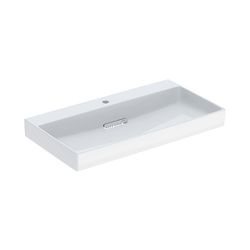 Geberit ONE Waschtisch Abgang horizontal, B 90cm, Tiefe 48cm, Hahnloch mittig, ohne ... GEBERIT-505038001 4025410593917 (Abb. 1)
