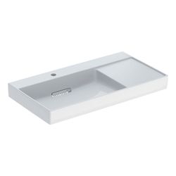 Geberit ONE Waschtisch Abgang horizontal Ablagefläche rechts 90x48cm Hahnloch links ... GEBERIT-505039001 4025410593924 (Abb. 1)