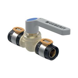 Geberit FlowFit Kugelhahn mit Betätigungshebel, d 50mm... GEBERIT-619855001 4025416604440 (Abb. 1)