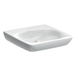 Geberit Renova Comfort Waschtisch barrierefrei, Breite 60cm, Tiefe 55cm, ohne Hahnlo... GEBERIT-501990008 4025410605252 (Abb. 1)