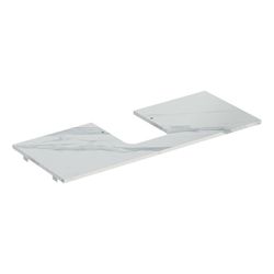 Geberit ONE Waschtischplatte Ausschnitt mittig Steinzeug für Aufsatzwaschtisch Schal... GEBERIT-505105001 4025410630919 (Abb. 1)