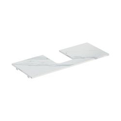 Geberit ONE Waschtischplatte Ausschnitt mittig Steinzeug für Aufsatzwaschtisch Schal... GEBERIT-505105001 4025410630919 (Abb. 1)