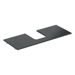 Geberit ONE Waschtischplatte Ausschnitt mittig Steinzeug für Aufsatzwaschtisch Schal... GEBERIT-505105002 4025410630926 (Abb. 1)