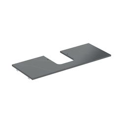 Geberit ONE Waschtischplatte Ausschnitt mittig Steinzeug für Aufsatzwaschtisch Schal... GEBERIT-505105002 4025410630926 (Abb. 1)