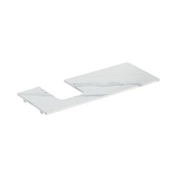 Geberit ONE Waschtischplatte Ausschnitt links, Steinzeug, für Aufsatzwaschtisch Scha... GEBERIT-505125001 4025410631091 (Abb. 1)