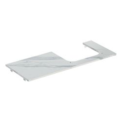 Geberit ONE Waschtischplatte Ausschnitt rechts, Steinzeug, für Aufsatzwaschtisch, 12... GEBERIT-505155001 4025410631275 (Abb. 1)