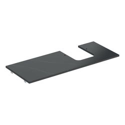Geberit ONE Waschtischplatte Ausschnitt rechts Steinzeug für Aufsatzwaschtisch Schal... GEBERIT-505145002 4025410631220 (Abb. 1)