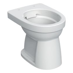 Geberit Renova Stand-WC Flachspüler, Abgang vertikal, Rimfree Tiefe 47cm, Weiß/KeraT... GEBERIT-501985008 4025410605085 (Abb. 1)