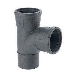 Geberit Silent-Pro Bogenabzweig 87,5 Grad d 110mm, d1 110mm... GEBERIT-393555141 4025416453109 (Abb. 1)