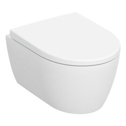 Geberit iCon Set Wand-WC Tiefspüler verkürzte Ausladung geschlossenes Keramikdesign,... GEBERIT-502381001 4025410627995 (Abb. 1)