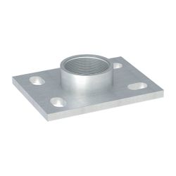Geberit Grundplatte rechteckig, Vierloch, mit Gewindemuffe G 2″... GEBERIT-362874261 4025410646132 (Abb. 1)