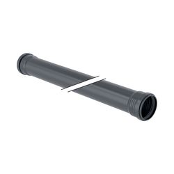 Geberit Silent-Pro Rohr mit zwei Muffen Außendurchmesser 90mm, Länge 300cm... GEBERIT-393414141 4025416451013 (Abb. 1)