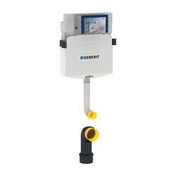 Geberit Sigma Unterputzspülkasten 12cm, 6 oder 3 Liter, Spülbogen gesteckt, mit Betä... GEBERIT-109302005 4025416724995 (Abb. 1)