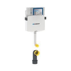 Geberit Sigma Unterputzspülkasten 12cm, 6 oder 3 Liter, Spülbogen gesteckt, mit Betä... GEBERIT-109302005 4025416724995 (Abb. 1)