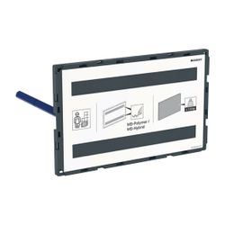 Geberit Omega Abdeckplatte flächenbündig Sonderanfertigung... GEBERIT-115087001 4025416485124 (Abb. 1)