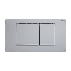 Geberit Twinline 30 Drückerplatte mit 2-Mengen-Spülung, Mattchrom, easy-to-clean... GEBERIT-115899JQ1 4025410780942 (Abb. 1)