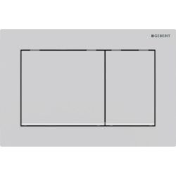 Geberit Omega 20 (ex Omega 30) Drückerplatte, 2-Mengen-Spülung Square, Weiß/Mattweiß... GEBERIT-115080011 4025410693716 (Abb. 1)