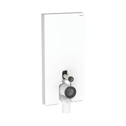 Geberit Monolith Sanitärmodul für Stand-WC, Höhe 101cm, Frontverkleidung aus Glas, A... GEBERIT-131003SI5 4025416552239 (Abb. 1)