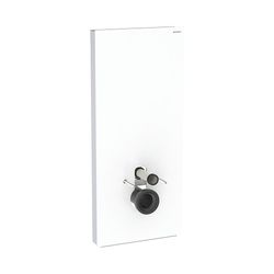 Geberit Monolith Sanitärmodul für Wand-WC, Höhe 114cm, Frontverkleidung aus Glas, Al... GEBERIT-131031SI5 4025416554394 (Abb. 1)