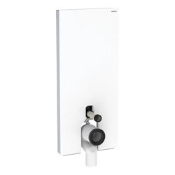 Geberit Monolith Sanitärmodul für Stand-WC, Höhe 114cm, Frontverkleidung aus Glas, A... GEBERIT-131033SI5 4025416554455 (Abb. 1)