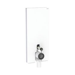 Geberit Monolith Sanitärmodul für Stand-WC, Höhe 114cm, Frontverkleidung aus Glas, A... GEBERIT-131033SI5 4025416554455 (Abb. 1)
