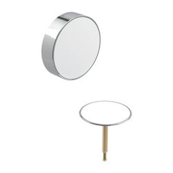 Geberit Split Fertigbauset für Badewannenablauf mit Drehbetätigung Weiß, Hochglanz v... GEBERIT-150300KJ1 4025410592071 (Abb. 1)