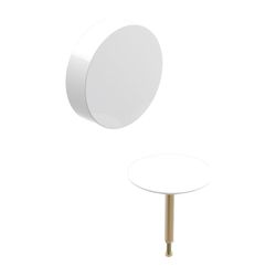 Geberit Fertigbauset für Badewannenablauf mit Drehbetätigung, Alpinweiß... GEBERIT-150281111 4025410591821 (Abb. 1)