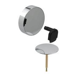 Geberit Split Fertigbauset für Badewannenablauf mit Drehbetätigung, Zulauf, Hochglan... GEBERIT-150481211 4025410591180 (Abb. 1)