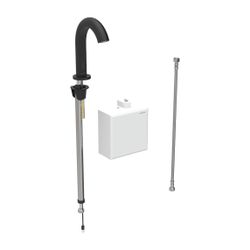 Geberit Piave Waschtischarmatur, Standmontage, Batteriebetrieb, mit AP-Funktionsbox,... GEBERIT-116163141 4025410063724 (Abb. 1)