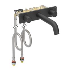 Geberit ONE Waschtischarmatur rundes Design, Wandmontage, Länge 16,5cm Zweigriffmisc... GEBERIT-116462141 4025410064479 (Abb. 1)