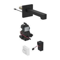 Geberit Brenta Waschtischarmatur Wandmontage, Netzbetrieb, mit Mischer, Länge 22cm, ... GEBERIT-116292141 4025410064370 (Abb. 1)