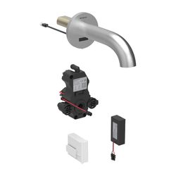 Geberit Piave Waschtischarmatur Wandmontage, Batteriebetrieb, ohne Mischer, Länge 22... GEBERIT-116283SN1 4025410065322 (Abb. 1)