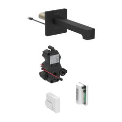 Geberit Brenta Waschtischarmatur Wandmontage, Generatorbetrieb, mit Mischer, Länge 2... GEBERIT-116296141 4025410064424 (Abb. 1)